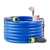 VEVOR 25ft Heated Water Hose for RV, Heated Drinking Water Hose Antifreeze to -45 Fahrenheit , Automatic Self-regulating