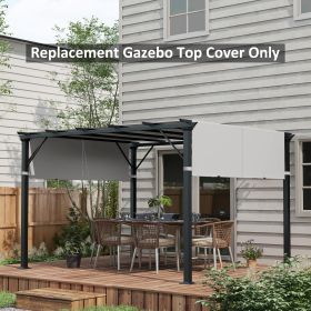 2 Pcs Pergola Replacement Canopy (Option: Light Gray-350x320x80 mm)